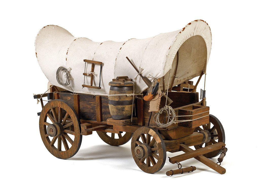 136 A model of a covered wagon 35cm high x 45cm wide Aug 19, 2012