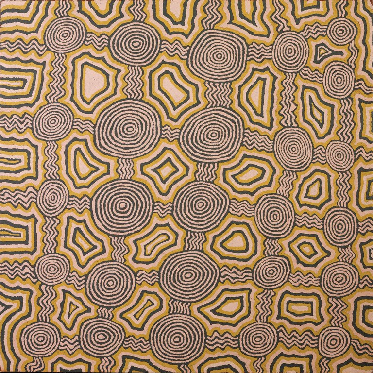 CHARLIE TJAPANGATI (BORN CIRCA 1949) Untitled, 198: CHARLIE TJAPANGATI (BORN CIRCA 1949) Untitled, 1988 synthetic polymer paint on Belgian linen 122 x 122cm Provenance Papunya Tula Artists, Alice Springs reference number CT8805106