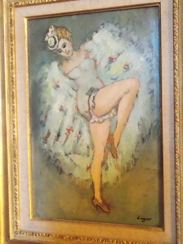 CELSO LAGAR, SPANISH (1891–1966) Ballet Dancer oil: CELSO LAGAR, SPANISH (1891–1966) Ballet Dancer oil on board signed lower right 39.5 x 26cm