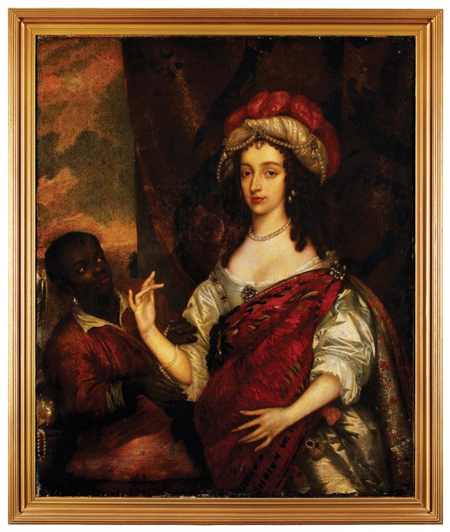 After ADRIAEN HANNEMAN, DUTCH (CIRCA 1603–1671): AFTER ADRIAEN HANNEMAN, DUTCH (CIRCA 1603–1671) Portrait of Henrietta Maria Stuart, wife of William II, oil on canvas 127 x 105cm Provenance This work is a copy of the original that hangs in the Mau