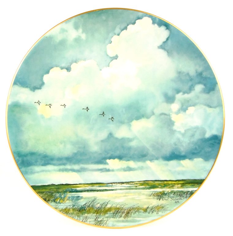 A Royal Doulton plate, Marsh Lands after Eric Sloane ed: A Royal Doulton plate, Marsh Lands after Eric Sloane edition no. 6632 26cm diameter