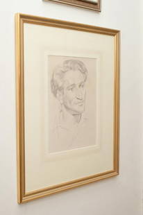 NORA HEYSEN (1911–2003) Portrait of Kester Baruch: NORA HEYSEN (1911–2003) Portrait of Kester Baruch pencil signed and dated ‘Nora Heysen 1933’ lower centre 37 x 25cm $800–$1,500