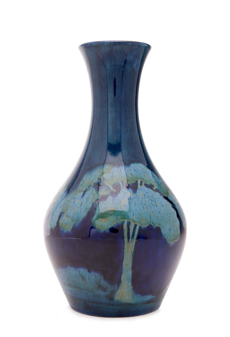 MOORCROFT Moonlit Blue baluster shaped vase. Height: MOORCROFT Moonlit Blue baluster shaped vase. Height 29cm