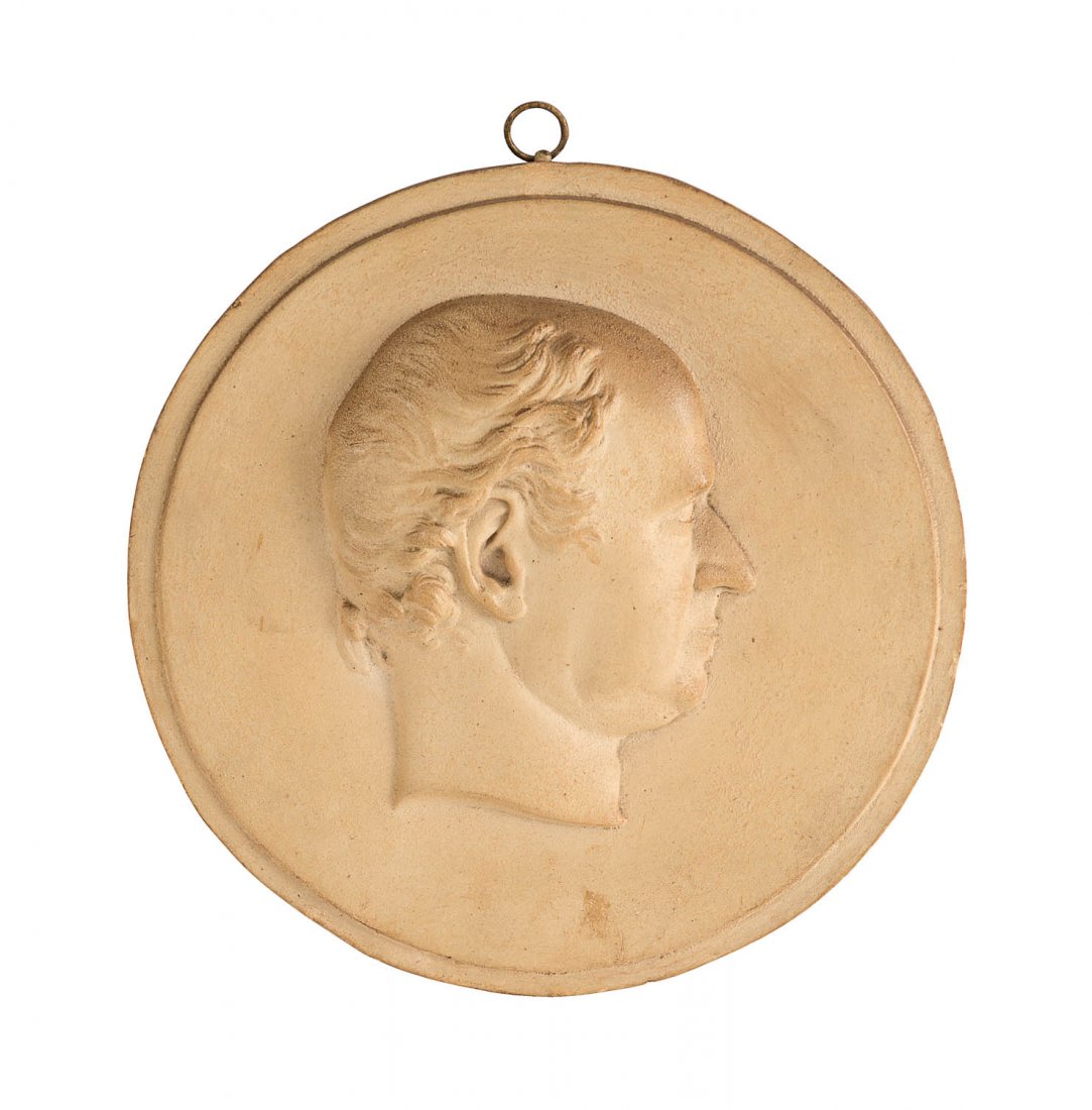 THOMAS WOOLNER plaster relief plaque of Dr. Godfrey: THOMAS WOOLNER plaster relief plaque of Dr. Godfrey Howitt renowned early Melbourne public identity who emigrated to Melbourne in 1840. Howitt formed a close relationship with Woolner who also did a p