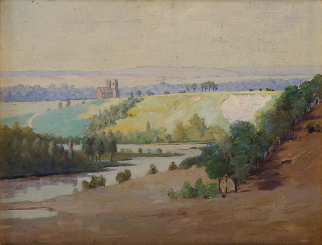 WILLIAM FREDERICK LONGSTAFF (1879-1953), Meandering: WILLIAM FREDERICK LONGSTAFF (1879-1953), Meandering River, oil on canvas on board, signed 'WILL LONGSTAFF' lower right, 29.5 x 39.5 cm