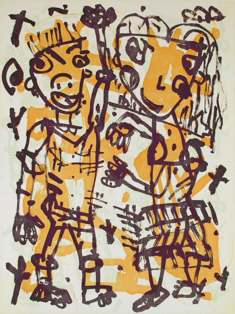 DAVID SCOTT LARWILL (1956-2011) Yes 2005: DAVID SCOTT LARWILL (1956-2011) Yes 2005 etching A/P signed, dated, titled and editioned to margin 78 x 59 cm