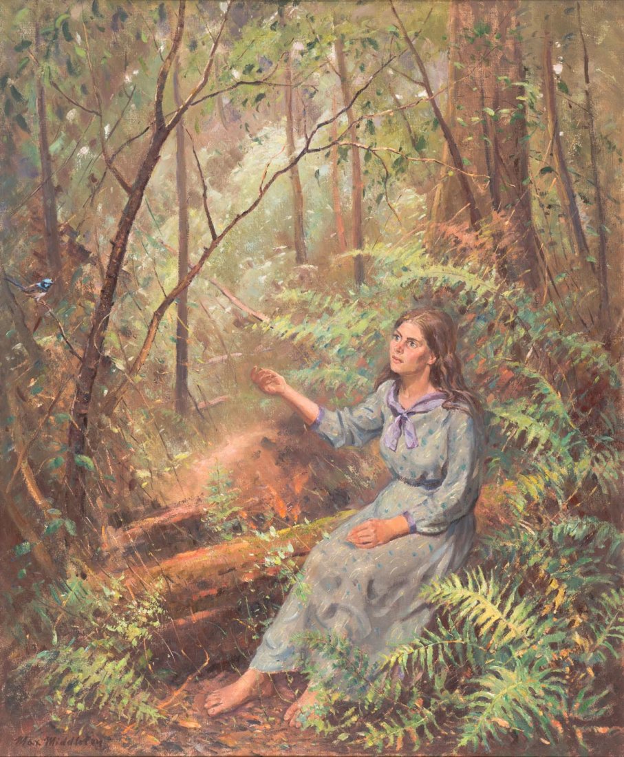 MAX DUNCAN MIDDLETON (1922-2013) Young Girl and the