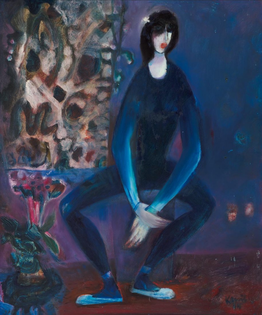 MICHAEL KMIT (1910-1981) Dancer Resting 1964: MICHAEL KMIT (1910-1981) Dancer Resting 1964 <