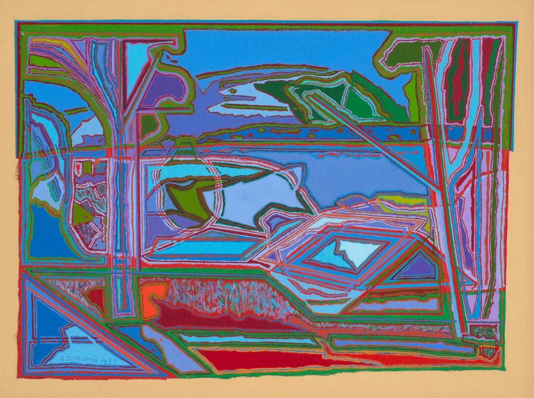 ROBERT MORRIS (BORN 1949) Blue Landscape 1983: ROBERT MORRIS (BORN 1949) Blue Landscape 1983