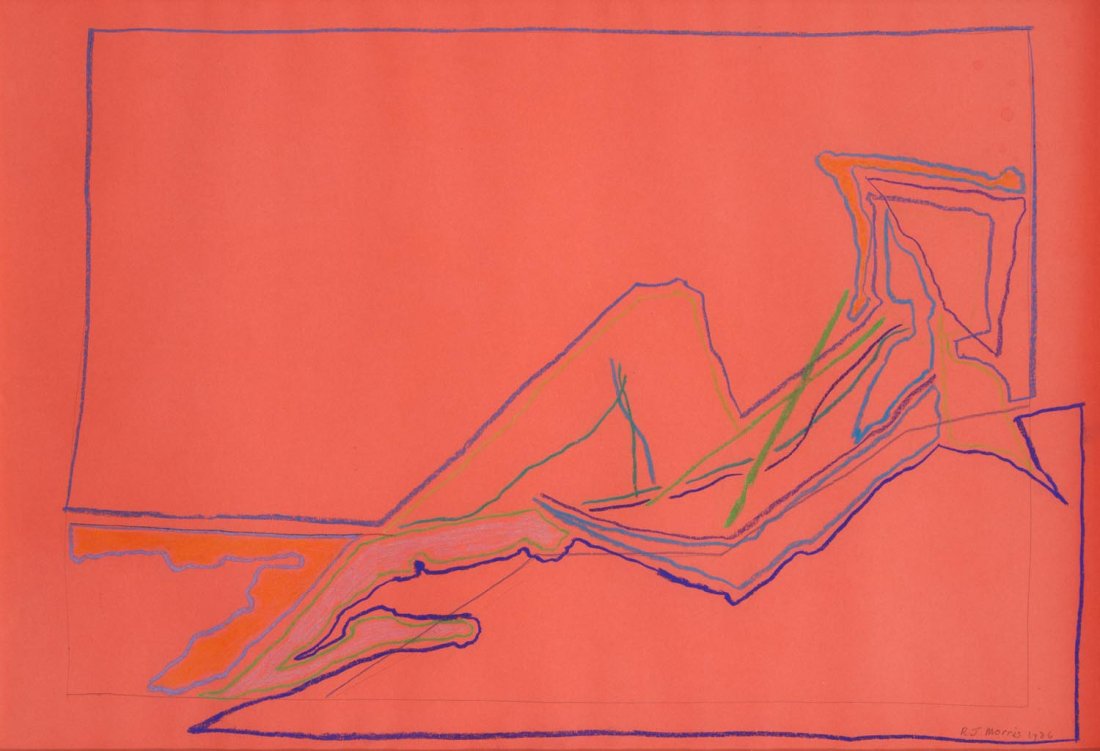 ROBERT MORRIS (BORN 1949) Reclining Figure 1986: ROBERT MORRIS (BORN 1949) Reclining Figure 1986 </