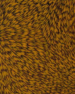 GLORIA PETYARRE (BORN CIRCA 1938) Bush Medicine: GLORIA PETYARRE (BORN CIRCA 1938) Bush Medicine (1997) synthetic polymer paint on canvas bears Rodney