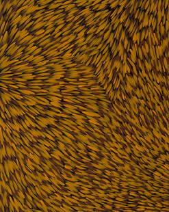 GLORIA PETYARRE (BORN CIRCA 1938) Bush Medicine: GLORIA PETYARRE (BORN CIRCA 1938) Bush Medicine (1997) synthetic polymer paint on canvas bears Rodney