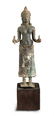 A rare post-Khmer bronze female figure, 14th-15th