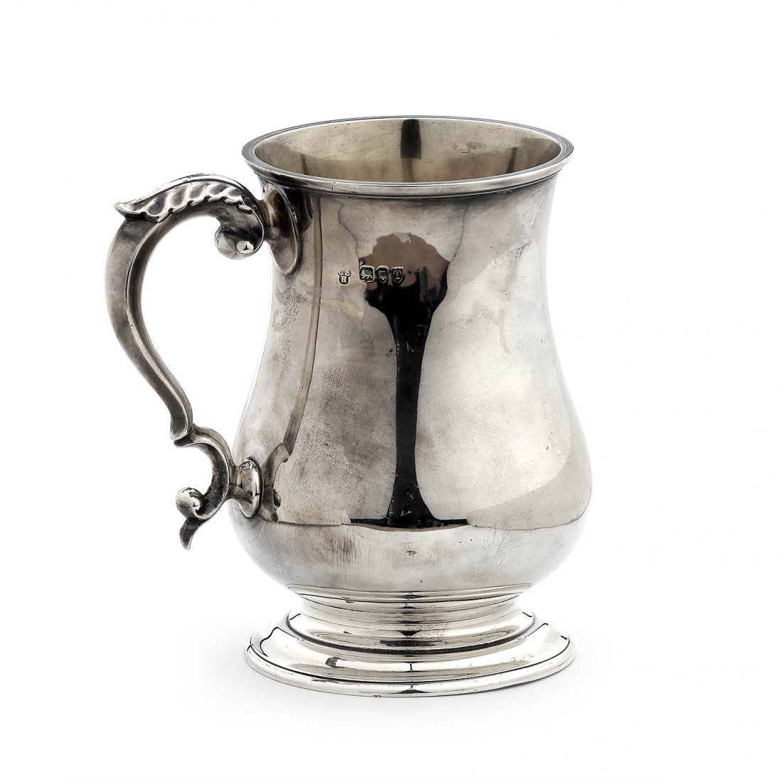 A Victorian sterling silver baluster mug by Charles (1 of 1)