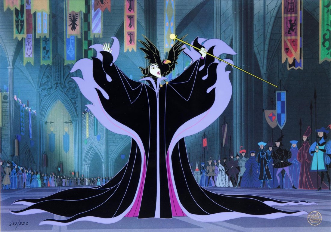 Sleeping Beauty "Maleficent Resplendent in Black Cloak, (1 of 1)