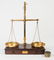 A large set of Australian cedar and brass gold scales