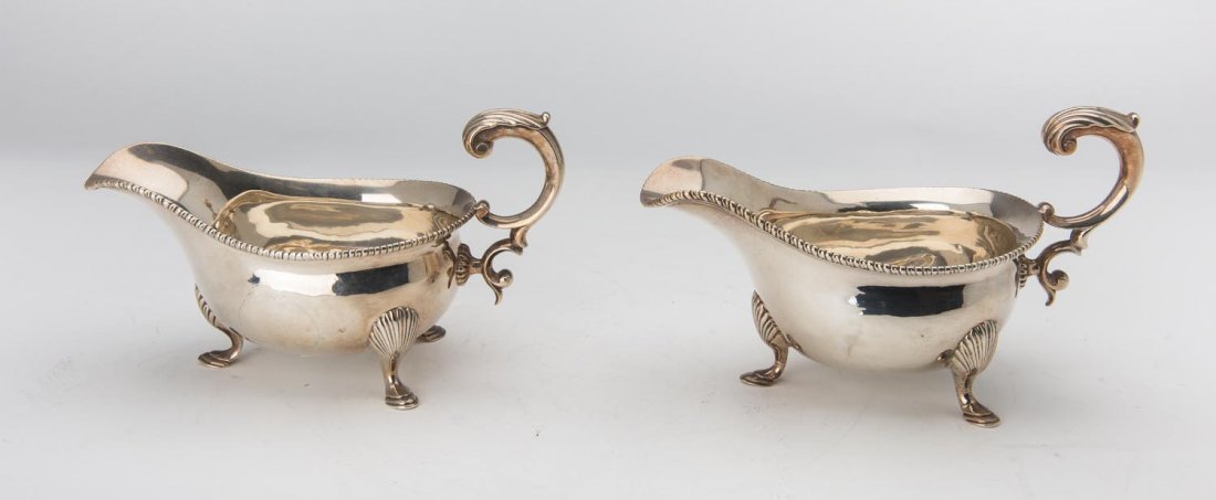 An Irish Georgian pair of sterling silver oval three (1 of 1)