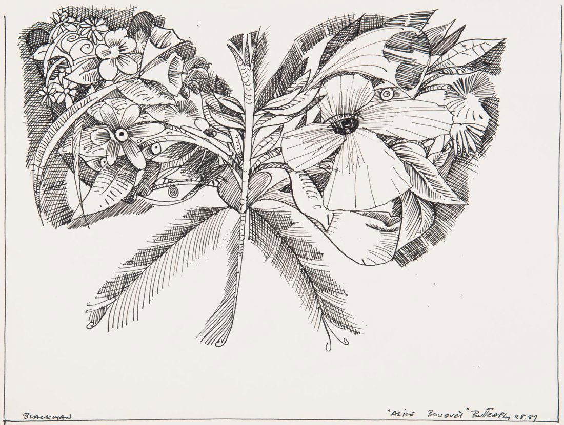 CHARLES BLACKMAN (BORN 1928)  Alice's Bouquet Butterfly (1 of 1)