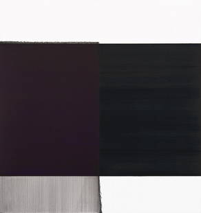 CALLUM INNES (SCOTTISH, BORN 1962) Exposed Painting: CALLUM INNES (SCOTTISH, BORN 1962) Exposed Painting Deep Violet, 2006 oil on linen signed and dated verso: Callum Innes 06 102 x 97 cm PROVENANCE: