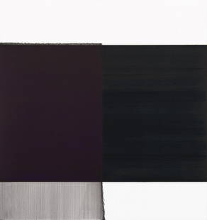 CALLUM INNES (SCOTTISH, BORN 1962) Exposed Painting: CALLUM INNES (SCOTTISH, BORN 1962) Exposed Painting Deep Violet, 2006 oil on linen signed and dated verso: Callum Innes 06 102 x 97 cm PROVENANCE: