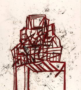 TONY BEVAN (BRITISH, BORN 1951) Studio Furniture: TONY BEVAN (BRITISH, BORN 1951) Studio Furniture PC0222 2002 acrylic and charcoal on canvas signed and inscribed verso: Bevan PC0222 bears Niagara Galleries label verso <
