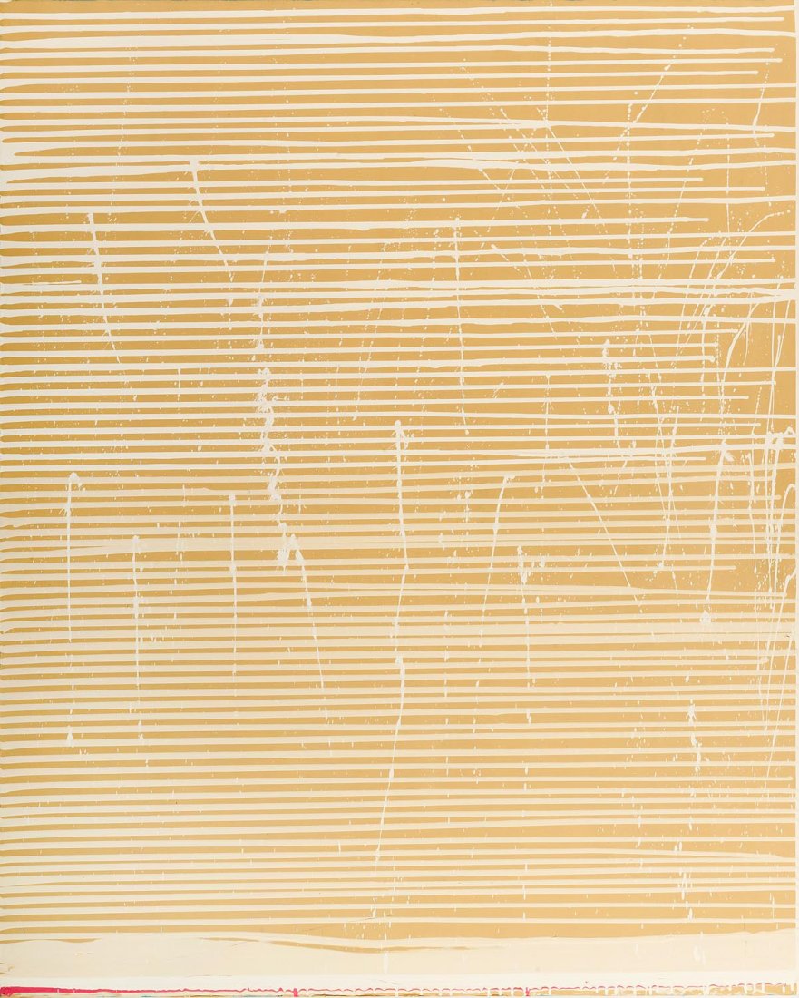 LEONARD BROWN (BORN 1949) For What We are About to: LEONARD BROWN (BORN 1949) For What We are About to Receive 2003 oil on Belgian linen signed and dated verso: LEONARD BROWN 2003 bears Charles Nodrum Gallery label verso <