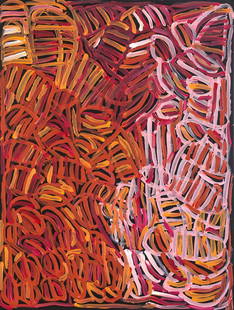 MINNIE PWERLE (1922-2006) Women's Ceremony (2000): MINNIE PWERLE (1922-2006) Women's Ceremony (2000) synthetic polymer paint on canvas 121.8 x 91.4 cm PROVENANCE Aboriginal Gallery of Dreamings, Melbourne (MP307