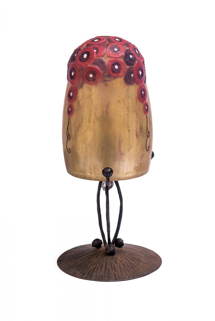 A Gabriel Argy Rousseau pate de verre red, blue and (1 of 1)