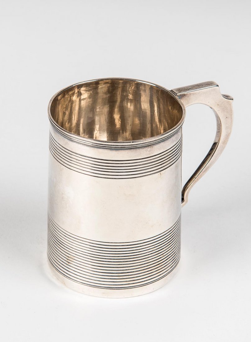 A George III sterling silver mug by Elizabeth Morley, (1 of 1)