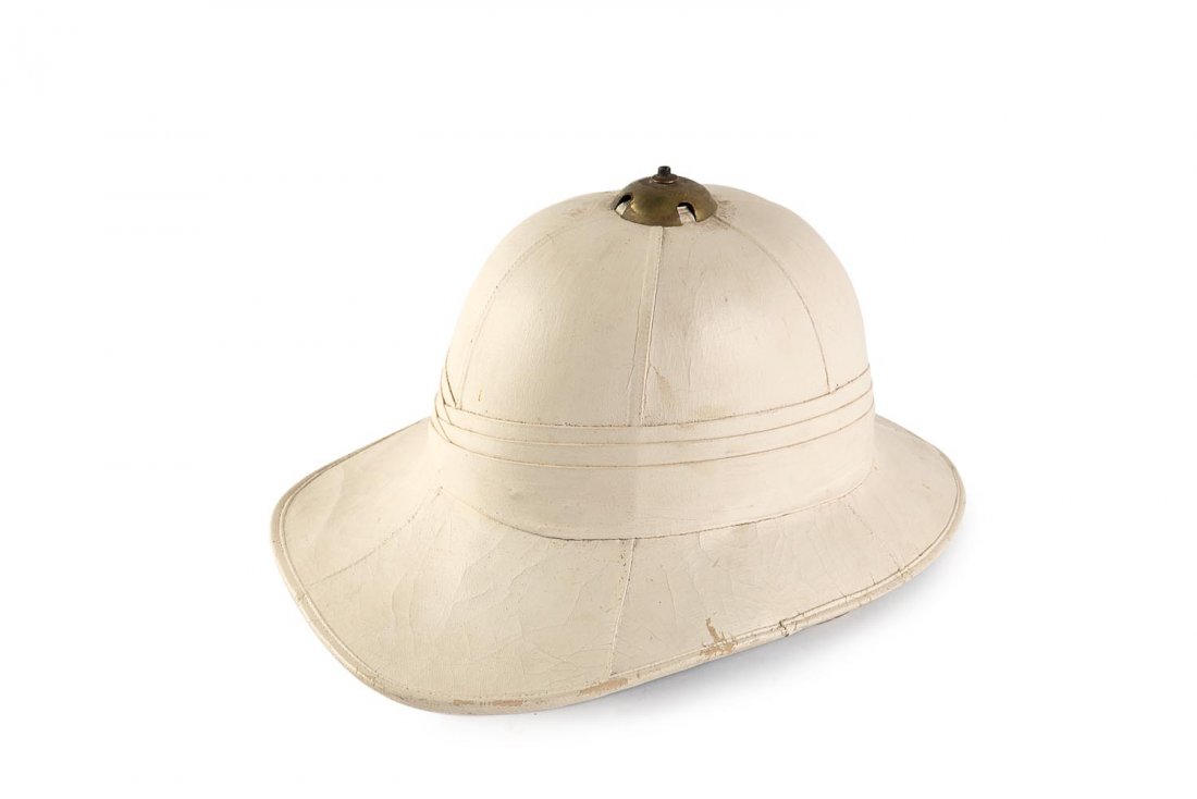 A British regiment pith helmet, Zulu war, circa 1879 (1 of 1)