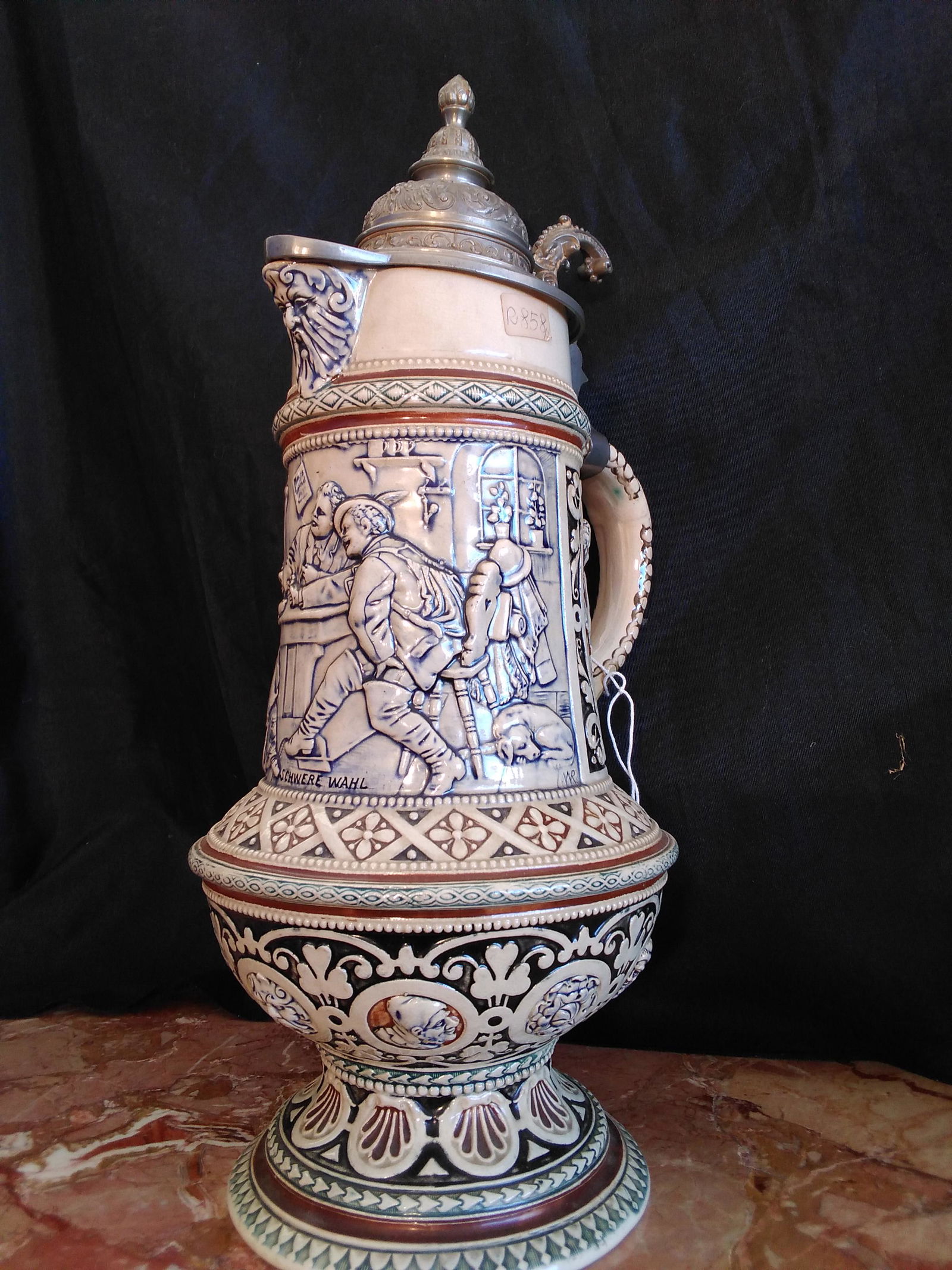 German Ceramic & Pewter Beer Steins (1 of 6)