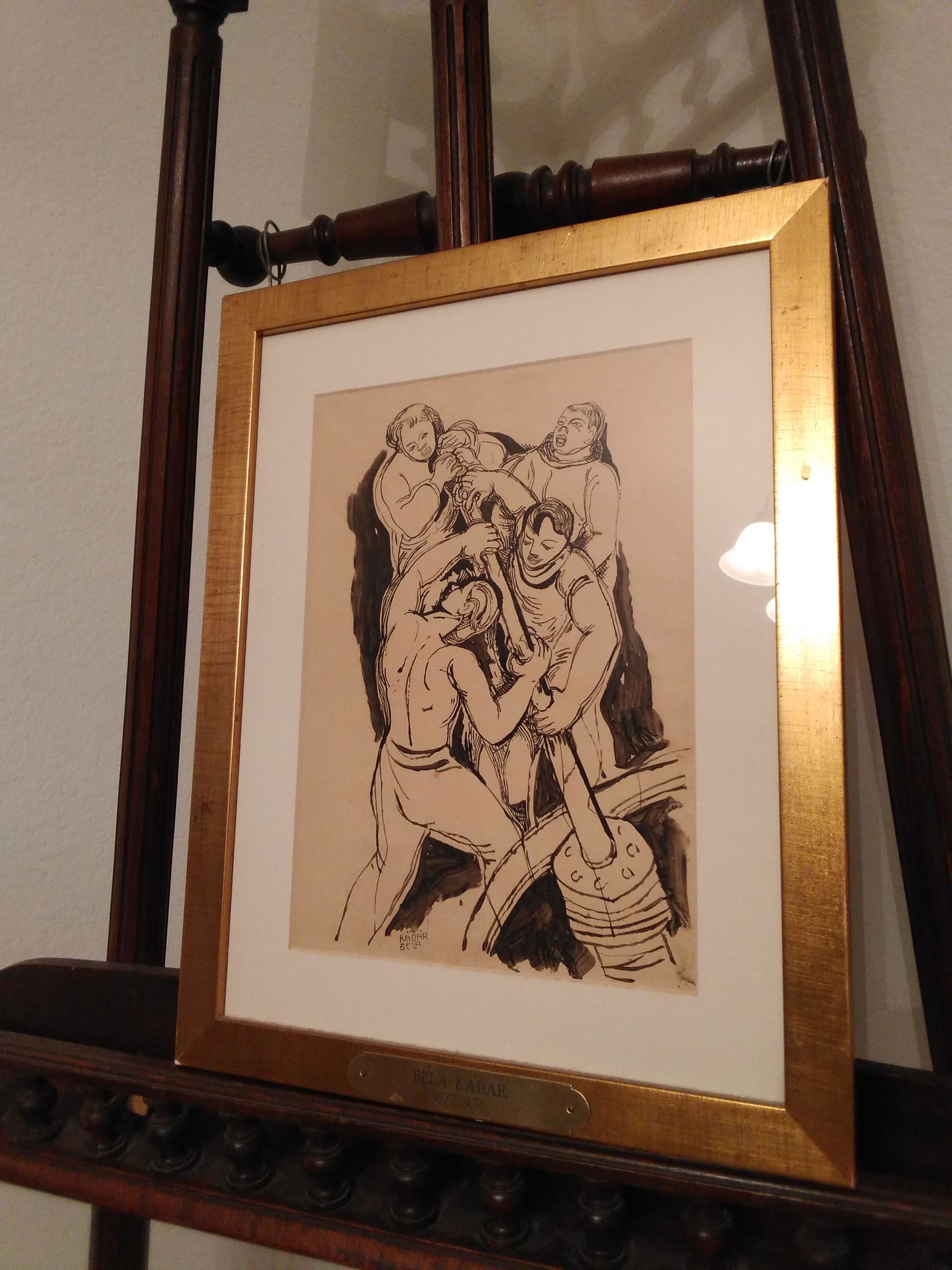 Bela Kadar , ink on paper (1 of 5)