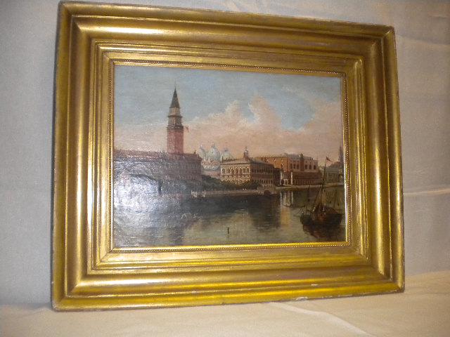 Italian painting on wood Venezia (1 of 4)