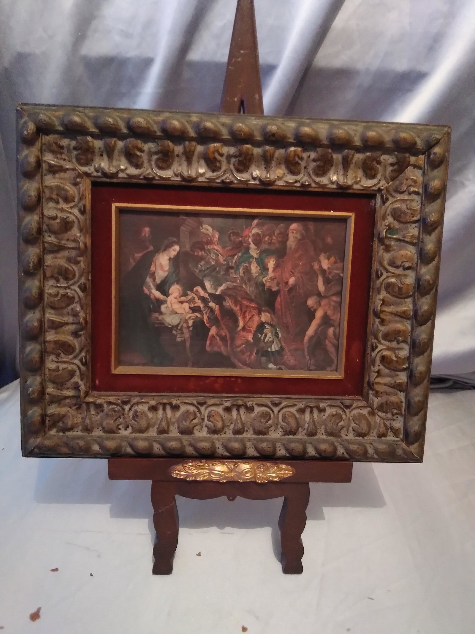 Antique Gold Gilt Frame with painting (1 of 6)