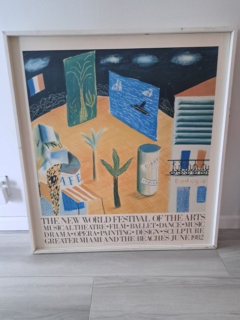 vintage David Hockney poster (1 of 4)