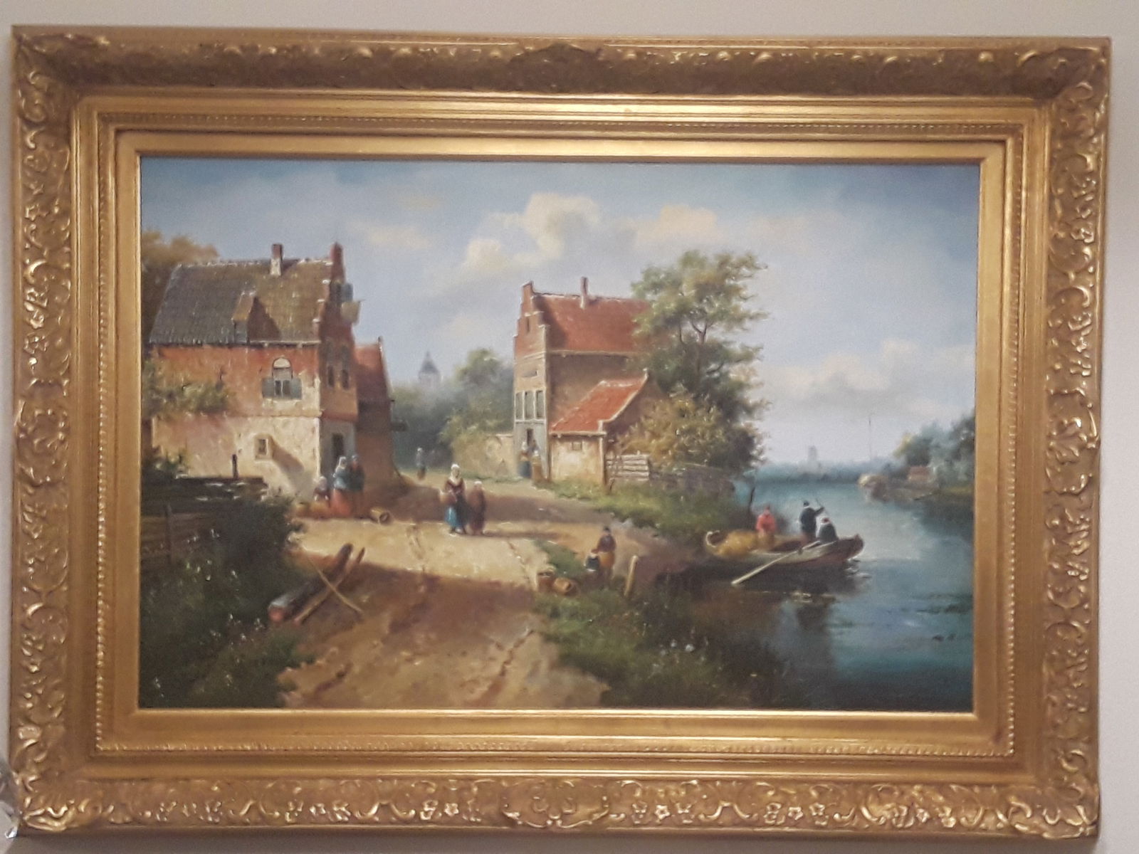 Painting with beautiful frame (1 of 4)