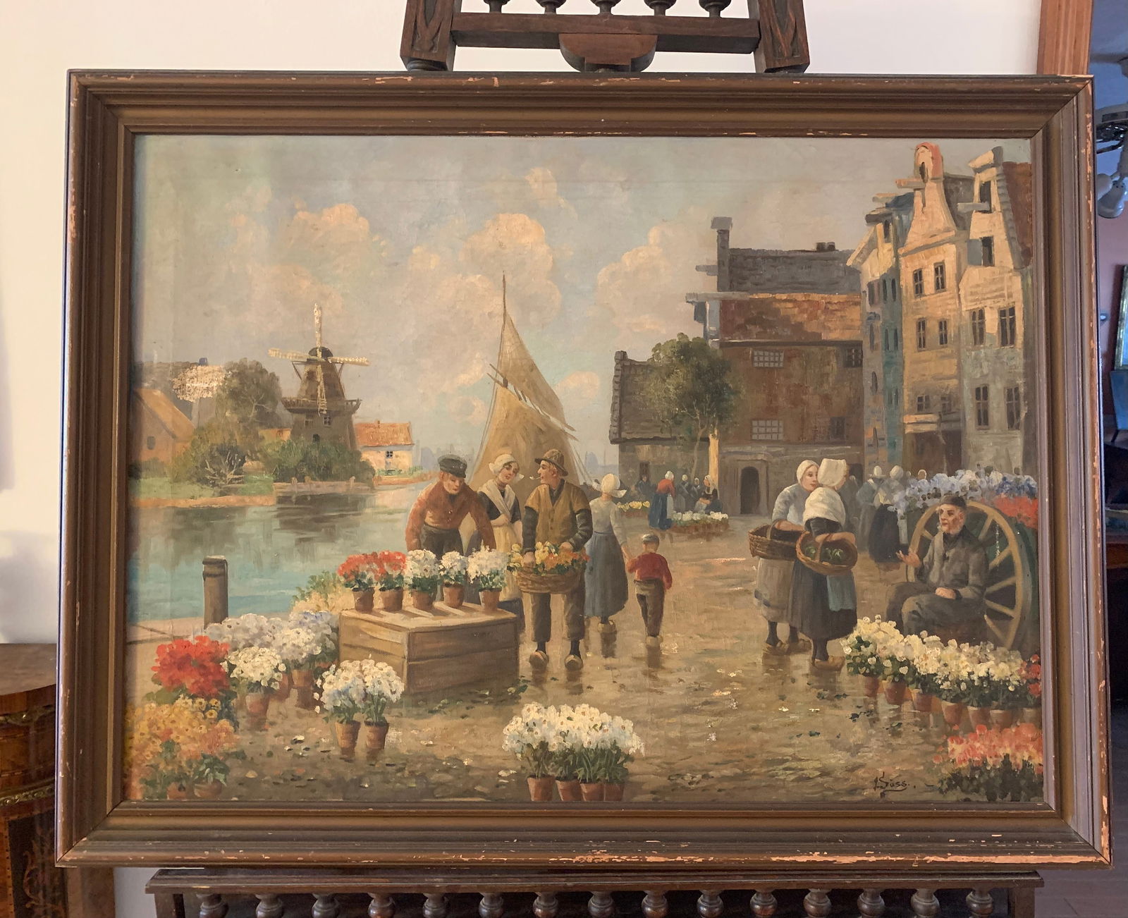 Austrian painting on canvas (1 of 8)