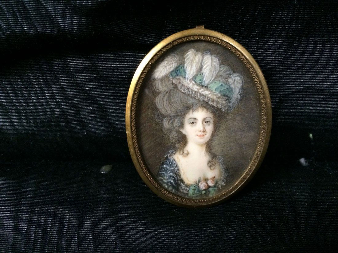 19th Century French miniature (1 of 2)