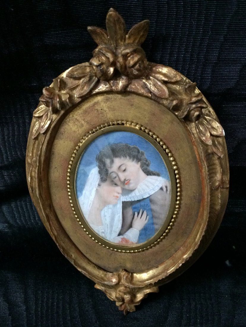 19th Century French miniature (1 of 2)