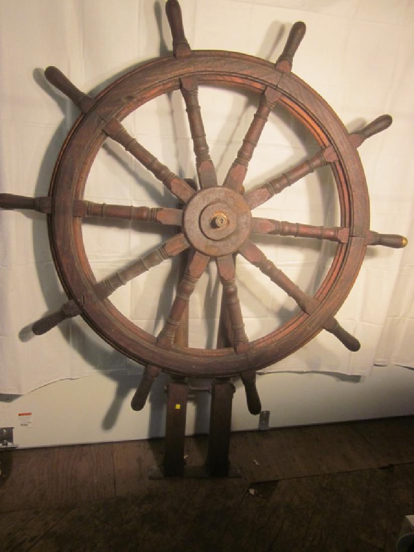 19th c Nautical Ship's Wheel (1 of 1)