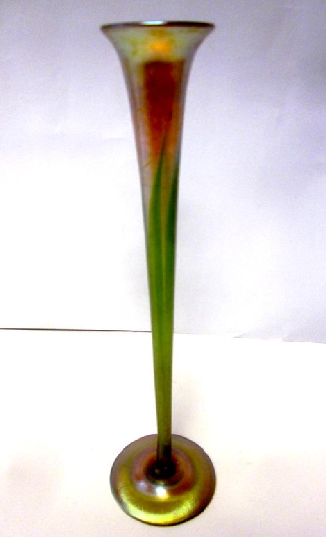 Tiffany Bud Vase, Signed (1 of 3)