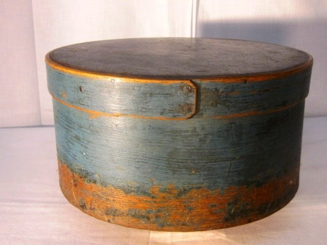 Painted blue pantry box (1 of 2)