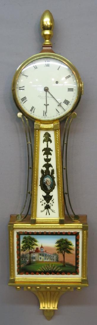 ELMER O. STENNES GILT BANJO CLOCK (1 of 5)