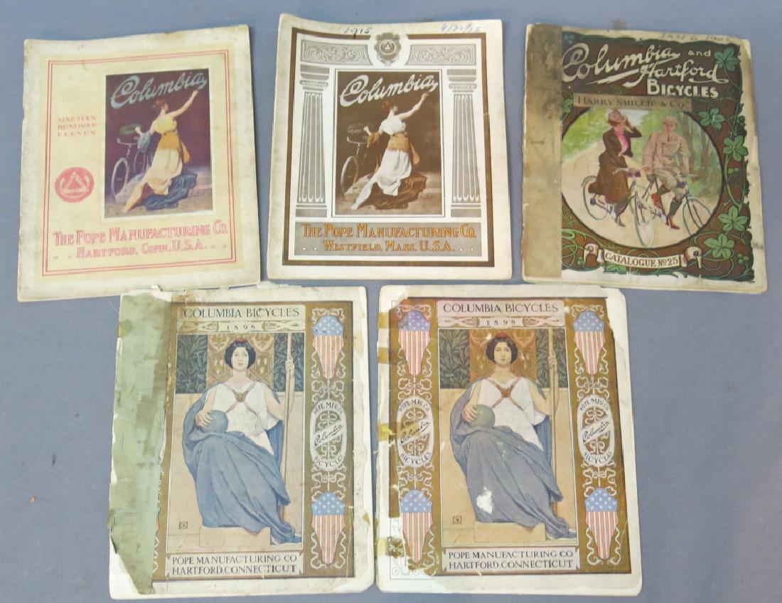 FIVE COLUMBIA HARTFORD BICYCLE CATALOGUES (1 of 6)