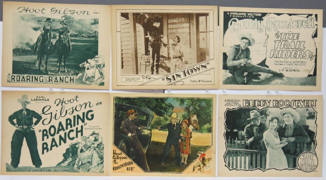 LOT OF 12 WESTERN MOVIE LOBBY CARDS (1 of 6)