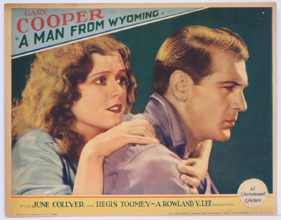 A MAN FROM WYOMING LOBBY CARD - GARY COOPER (1 of 4)