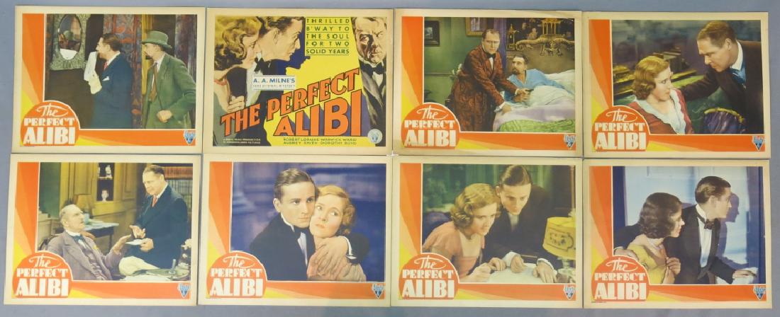 THE PERFECT ALIBI LOBBY CARD SET 1930 (1 of 5)