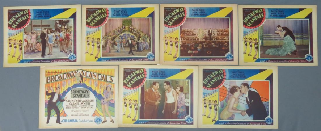 SEVEN BROADWAY SCANDALS LOBBY CARDS COLUMBIA 1929 (1 of 10)