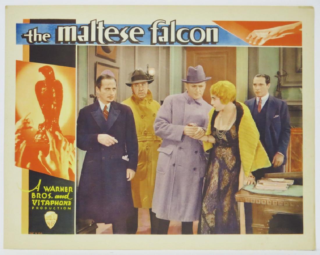 THE MALTESE FALCON LOBBY CARD WARNER BROS. 1931 (1 of 3)