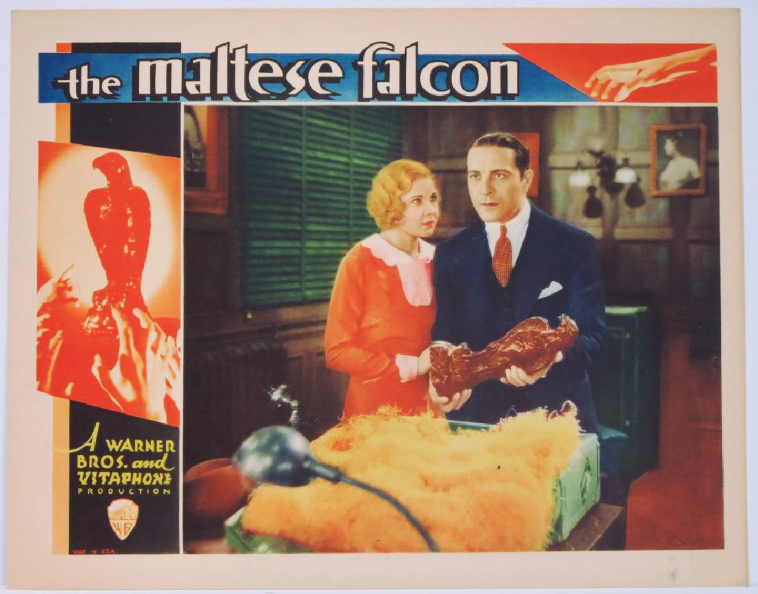 THE MALTESE FALCON LOBBY CARD WARNER BROS. 1931 (1 of 3)